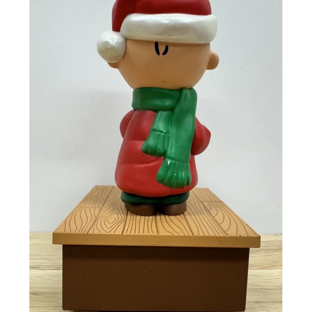 2011 Hallmark Peanuts Band Charlie Brown On Saxophone Tested Play Music & Move